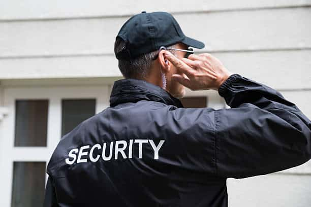 Security guards are unskilled jobs that are in high demand in the UK.